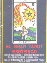 Load image into Gallery viewer, Le Grand Tarot Ésotérique ou « El Gran Tarot Esoterico ». Heraclio Fournier. Spain. 1976.
