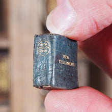 Load image into Gallery viewer, New Testament of the Lord and Saviour Jesus Christ. >>STAGGERINGLY SMALL NEW TESTAMENT BIBLE<< Publication Date: 1895 CONDITION: GOOD
