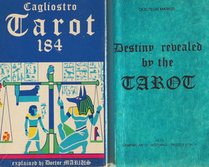 Cagliostro Tarot 184 Card Deck. Dr. Marius. First edition. Graphic Arts, Modiano, Trieste, Italy. 1975.