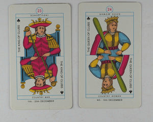 Cagliostro Tarot 184 Card Deck. Dr. Marius. First edition. Graphic Arts, Modiano, Trieste, Italy. 1975.