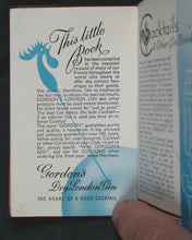 Load image into Gallery viewer, Recipes for Cocktails and other mixed Drinks. Tanqueray, Gordon &amp; Co. Ltd. London. Circa 1950.
