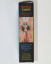 Load image into Gallery viewer, Manga Tarot. Riccardo Minetti. Artwork by Anna Lazzarinin. Lo Scarabeo, Torino. 2006. ISBN 9788883955273.
