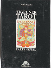 Load image into Gallery viewer, ZIGEUNER TAROT Kartenspiel. Wegmüller, Walter. Published by Sphinx, Verlag Basel [1975].
