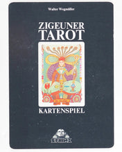 Load image into Gallery viewer, ZIGEUNER TAROT Kartenspiel. Wegmüller, Walter. Published by Sphinx, Verlag Basel [1975].
