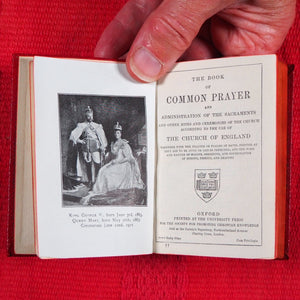 Book of Common Prayer and Administration of the Sacraments and other Rites and Ceremonies of the Church.  >>ROYAL CORONATION MINIATURE PRAYER BOOK<< Church of England. Publication Date: 1911 CONDITION: NEAR FINE