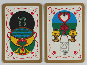 Mazzo Di 80 Carte Da Gioco Universali Tarocchi. Archin Studio. Guido Bolzani. Edizione Europrint, Italy.  Circa 1977.