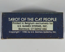 Load image into Gallery viewer, Tarot of the Cat People. Instructions and designs by Karen Kuykendall. U.S. Games Systems Inc. 1985.
