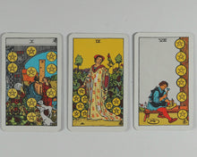 Load image into Gallery viewer, Traveller's Tarot. A.E. Waite. Artist Pamela Coleman Smith. Rider &amp; Co. 1975.

