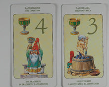 Load image into Gallery viewer, Tarots of the Gnomes. I Tarocchi degli Gnomi. Antonio Lupatelli. Lo Scarabeo. Torino. Italy. 1995.
