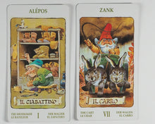 Load image into Gallery viewer, Tarots of the Gnomes. I Tarocchi degli Gnomi. Antonio Lupatelli. Lo Scarabeo. Torino. Italy. 1995.
