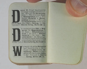 Sanders, Daniel. Moment-Lexikon fur Fremdwörterbuch. Steinitz, Hugo. Charlottenstr. 2. [Berlin]. 1904. 1st edition.