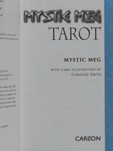Load image into Gallery viewer, Mystic Meg Tarot. Caroline Smith. Carlton Books Ltd. 1997. ISBN 1858683319
