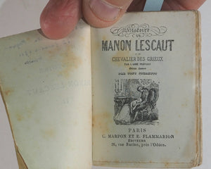 Prévost, L'Abbé. Manon Lescaut. C. Marpon et E. Flammarion. 26, rue Racine, près l'Odéon. Paris. [1892].