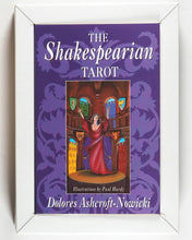 Load image into Gallery viewer, Shakespearian Tarot. Dolores Ashcroft-Nowicki. Illustrations by Paul Hardy. Diamond Books for Caxton Editions. London. 1993. ISBN 0261669737
