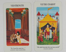 Load image into Gallery viewer, Shakespearian Tarot. Dolores Ashcroft-Nowicki. Illustrations by Paul Hardy. Diamond Books for Caxton Editions. London. 1993. ISBN 0261669737
