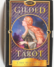 Load image into Gallery viewer, Gilded Tarot. Ciro Marchetti. and Barbara Moore. Llewellyn. U.S.A. 2004. ISBN 0738705209
