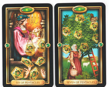 Load image into Gallery viewer, Gilded Tarot. Ciro Marchetti. and Barbara Moore. Llewellyn. U.S.A. 2004. ISBN 0738705209
