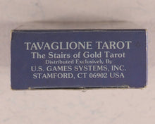 Load image into Gallery viewer, Stairs of Gold Tarot. Tavaglione. Giorgio M.S. Tavaglione. U.S. Games Systems Inc. U.S.A. 1979. ISBN 0913866903
