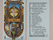 Load image into Gallery viewer, Stairs of Gold Tarot. Tavaglione. Giorgio M.S. Tavaglione. U.S. Games Systems Inc. U.S.A. 1979. ISBN 0913866903
