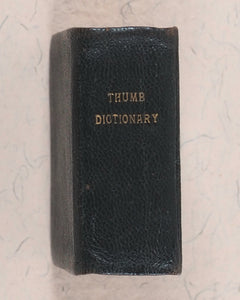 Bryce's Thumb English Dictionary. Bryce, David & Son. Glasgow. [1892].