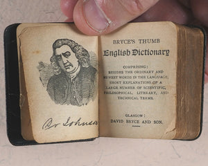 Bryce's Thumb English Dictionary. Bryce, David & Son. Glasgow. [1892].