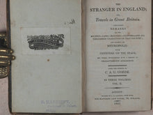 Load image into Gallery viewer, Stranger in England; or, Travels in Great Britain. From the German of C.A.G. Goede. Printed for J.G. Barnard for Mathews and Leigh. 1807.
