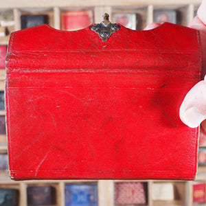 Georgian Almanack 1790-PROVENANCE NATHANIEL JARMAN- IN CONTEMPORARY RED LEATHER CASED POCKETBOOK.