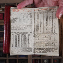 Load image into Gallery viewer, Georgian Almanack 1790-PROVENANCE NATHANIEL JARMAN- IN CONTEMPORARY RED LEATHER CASED POCKETBOOK.
