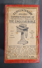 Load image into Gallery viewer, Chained Bible in Original Box (c. 1901)        The Holy Bible Containing the Old and New Testaments. Published by David Bryce and Son, Glasgow. 1901.
