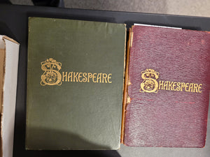 Complete Works of Shakespeare  "The Pocket Portrait Shakespeare 4 vols contained in a Green faux book-box, divided into     four compartments.