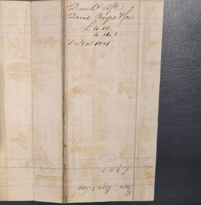 Two Invoice Statements circa 1881 from the David Bryce Business to Govan Bar Iron Works and Messer's William Dixon & Co.