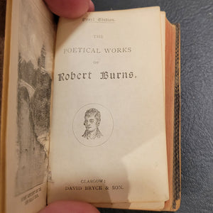 Burn's Poetical Works. Published by David Bryce & Co.