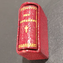 Load image into Gallery viewer, New Testament. c1896     Bound in red leather with gilt edges
