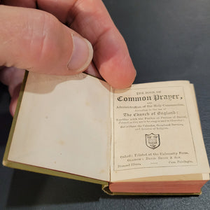 Book of Common Prayer etc. c1892. Published by David Bryce & Co.