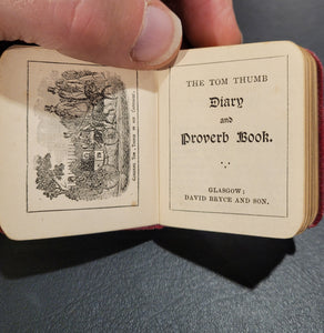 Tom Thumb's Calendar, Diary and Proverb Book. c1893. Published by David Bryce & Co.