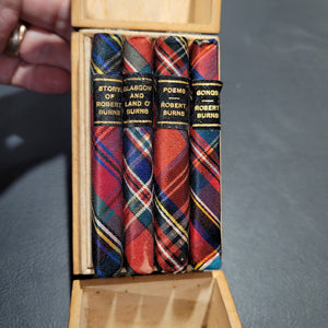 Robert Burns Poetical Works in Four Volumes c 1890