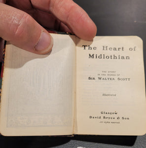 Walter Scott. Heart of Midlothian. Published by David Bryce & Co.