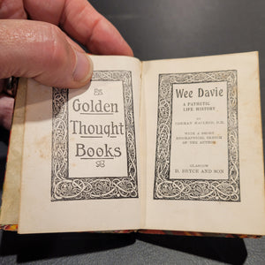 Wee Davie a Pathetic Life History. Published by David Bryce & Co.