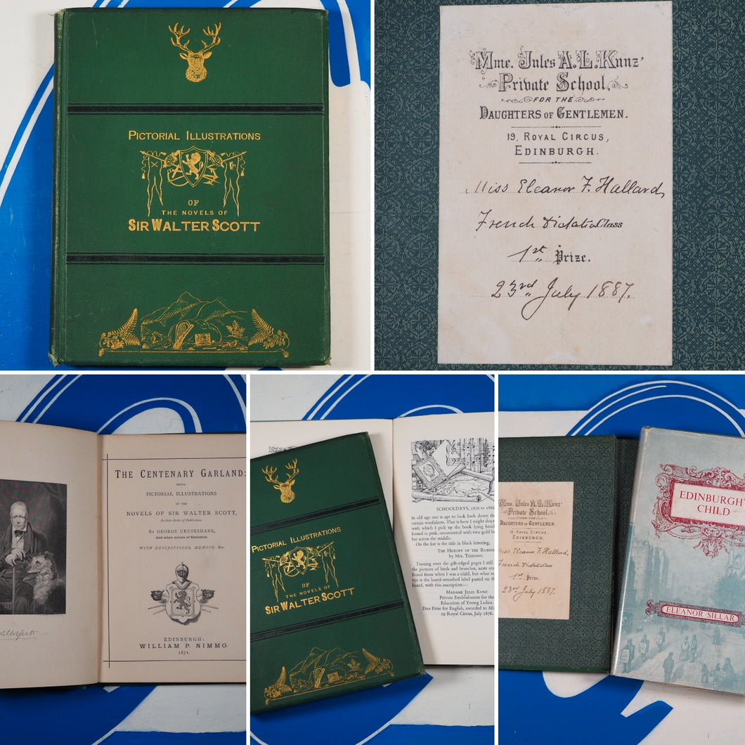 The Centenary Garland: Being Pictorial Illustrations of the Novels of Sir Walter Scott, in their Order of Publication. SCOTT Walter. Published by William P Nimmo. 1871. Condition: Very Good. Hardcover.