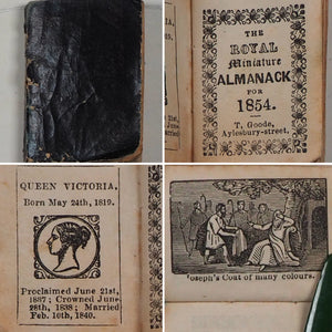 Royal Miniature Almanack for 1854. >>RARE MINIATURE ALMANAC<< Publication Date: 1854 Condition: Good. >>MINIATURE BOOK<<