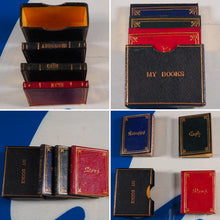 Load image into Gallery viewer, MY BOOKS [Miniature morocco bound aides-memoires]. c1900. In original slipcase. &gt;&gt;MINIATURE BOOK&lt;&lt;
