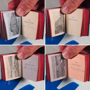 Thumb Confession Book. Publication Date: 1885 Condition: Very Good. >>MINIATURE BOOK<<