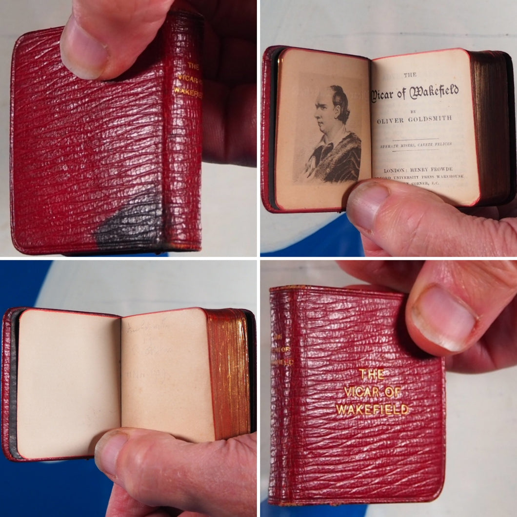 Vicar of Wakefield >>MINIATURE BOOK<< Goldsmith, Oliver. Publication Date: 1900 Condition: Very Good. Binding Variant B. >>MINIATURE BOOK<<