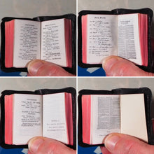 Load image into Gallery viewer, Holy Bible containing the Old and New Testaments.&gt;&gt;MINIATURE BOOK&lt;&lt; [MINIATURE COMPLETE HOLY BIBLE with SHAKESPEARE FAMILY RECORDS. Publication Date: 1919 Condition: Very Good.
