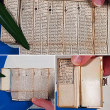 Load image into Gallery viewer, Demoraine Almanac 1811 &gt;&gt;MINIATURE BOOK WITH DE-LUXE BINDING&lt;&lt; Publication Date: 1810 CONDITION: VERY GOOD
