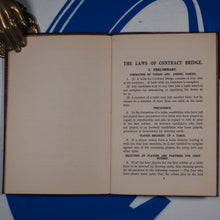 Load image into Gallery viewer, The Laws of Contract Bridge, as adopted by the Portland Club after consultation with other London clubs, December 1929.
