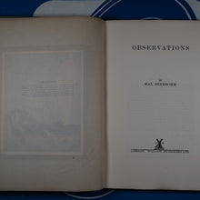 Load image into Gallery viewer, Observations. BEERBOHM, Max. Published by LondonWilliam Heinemann Limited., 1926 Hardcover
