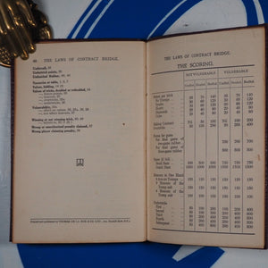 The Laws of Contract Bridge, as adopted by the Portland Club after consultation with other London clubs, December 1929.