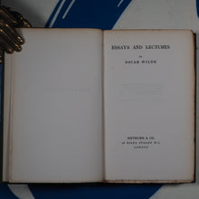 Load image into Gallery viewer, Essays and Lectures Wilde, Oscar Published by Methuen &amp; Co., 1909 Condition: Good Hardcover
