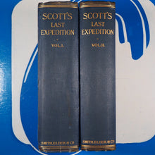 Load image into Gallery viewer, Scott&#39;s Last Expedition in Two Volumes. Scott, Captain R F. Published by Smith Elder &amp; Co - 2nd &amp; 3rd Edition, 1913 Hardcover
